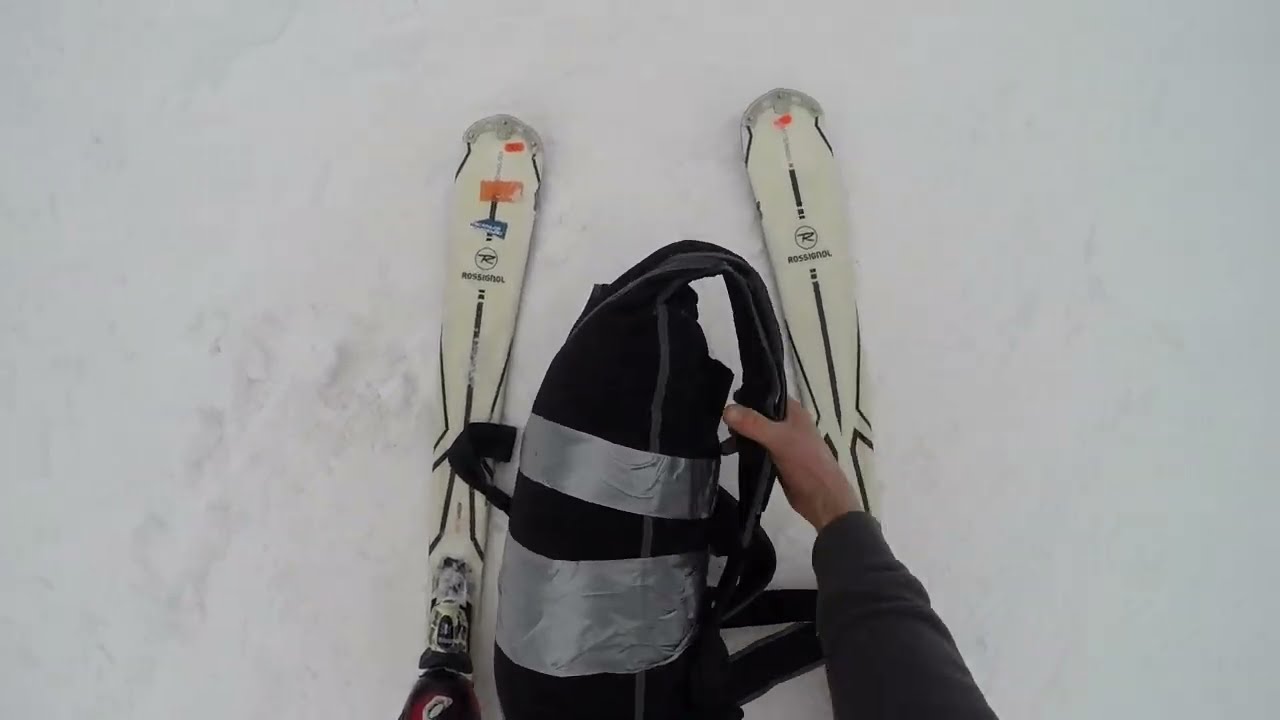 Bielsko-Biała Dębowiec NARTY - Kolejne zjazdy oraz ćwiczenia pod skok spadochronowy typu ski base