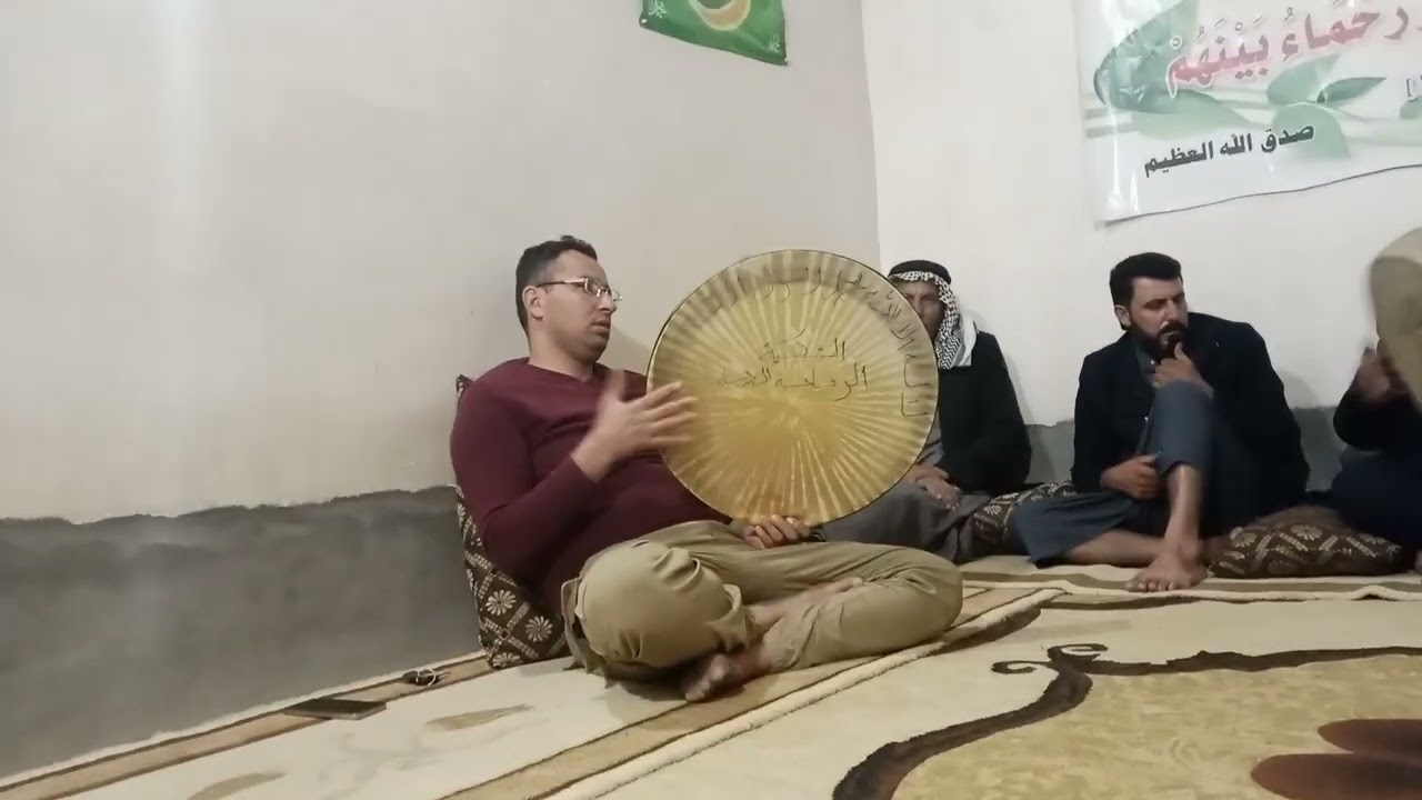  كلمات وأداء المداح السيد عبدالله الصميدعي مديح حربي///انخى خيال الرگطه لوصرت بضيج