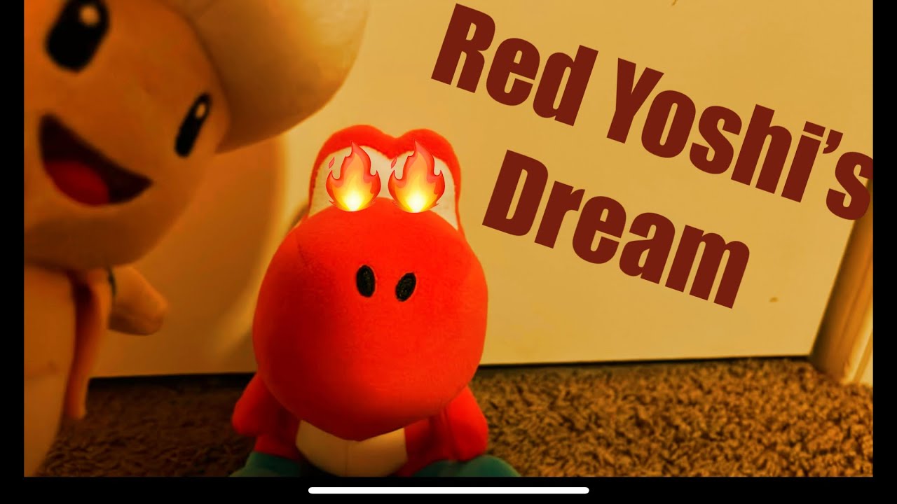Mario plush: Red Yoshi&rsquo;s Dream