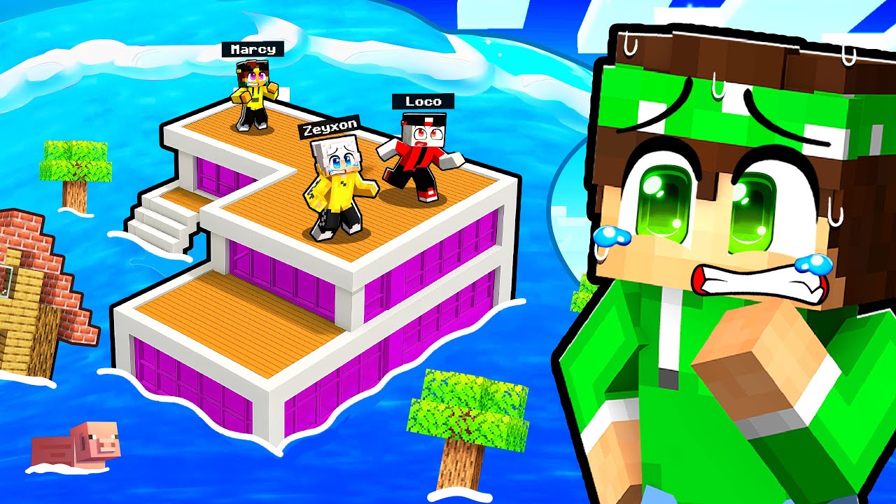SOPRAVVIVI ai DISASTRI NATURALI CONTRO I MIEI AMICI su MINECRAFT!