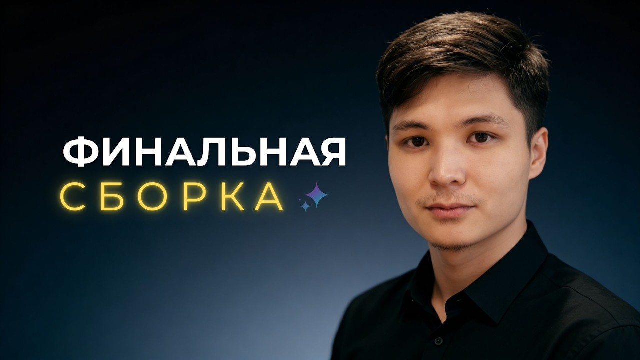 Финальная сборка AI-видео | Склейка и озвучка (Часть 2)