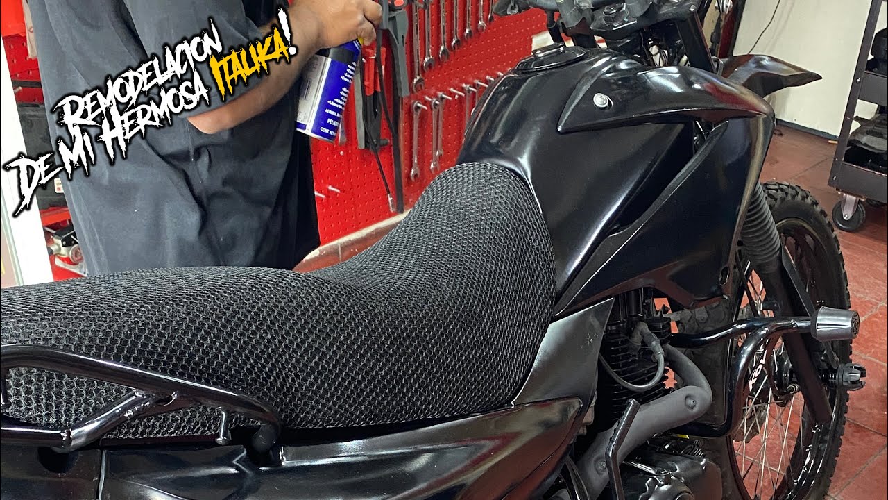 PINTAMOS EL CUADRO, RINES Y PLASTICOS DE MI DM200👨‍🎨🏍