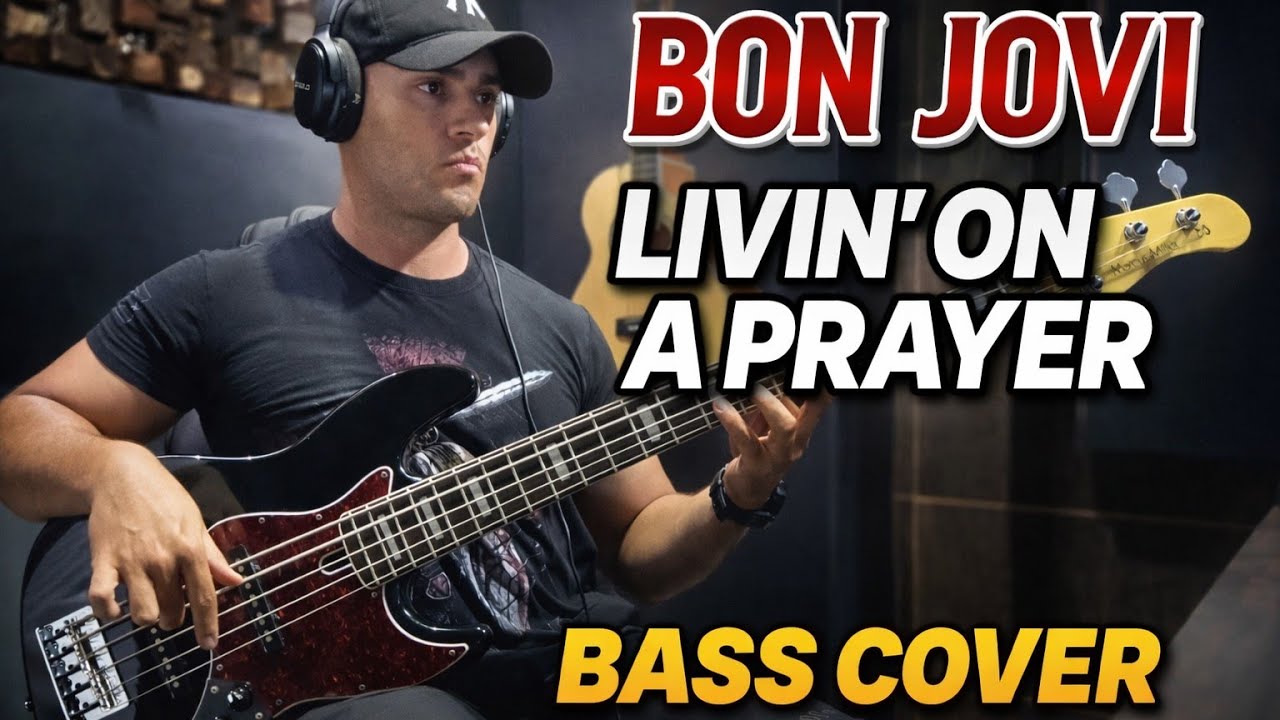 Bass Cover #01 Bon Jovi - LIVIN' ON A PRAYER 