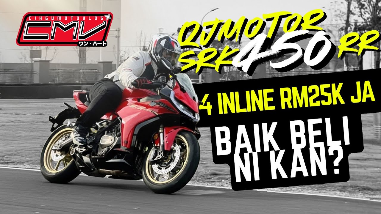 QJMOTOR SRK 450 RR ALANG-ALANG TAMBAH RM4K AMBIL YANG NI DARI SRK 250 BUNYI SUPERBIKE | ASMR EKZOS|