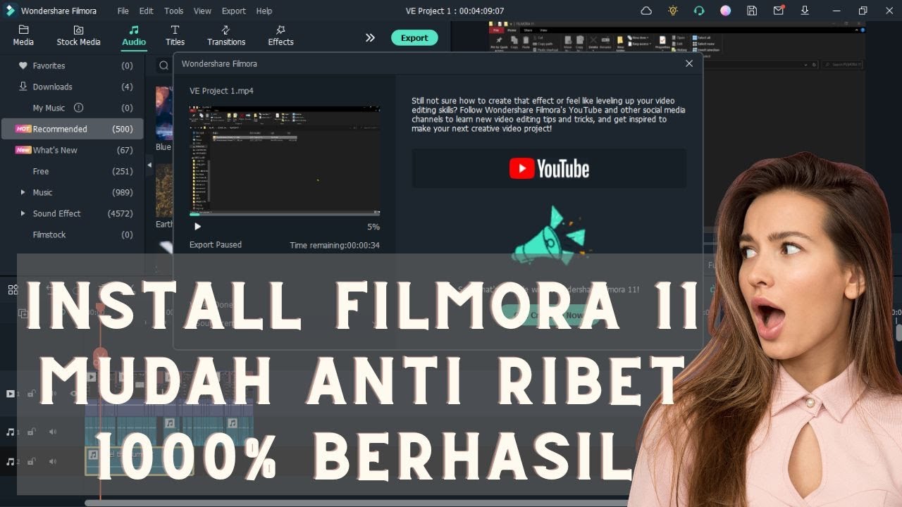 HOW TO INSTALL FILMORA 11 LATEST VERSION - FOOLPROOF, HASSLE-FREE, 1000% SUCCESS - EASY AND FAST