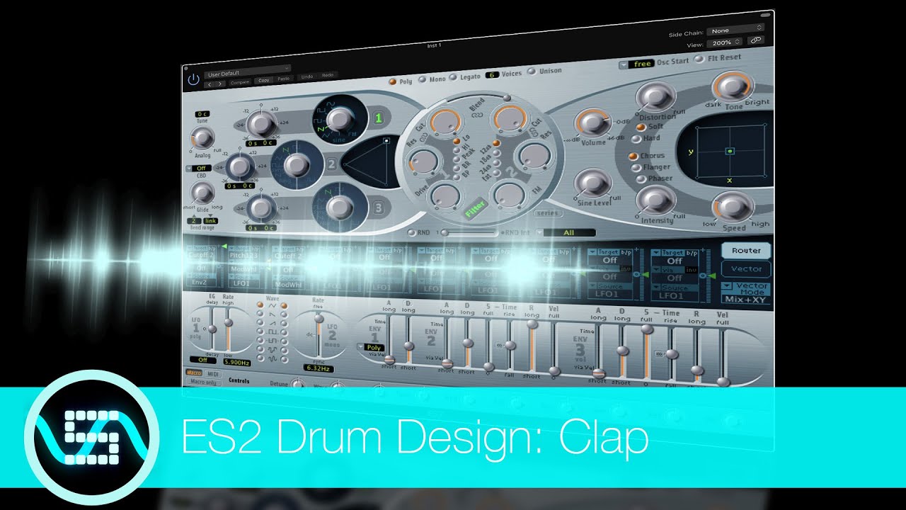 ES2 Drum Design: Clap