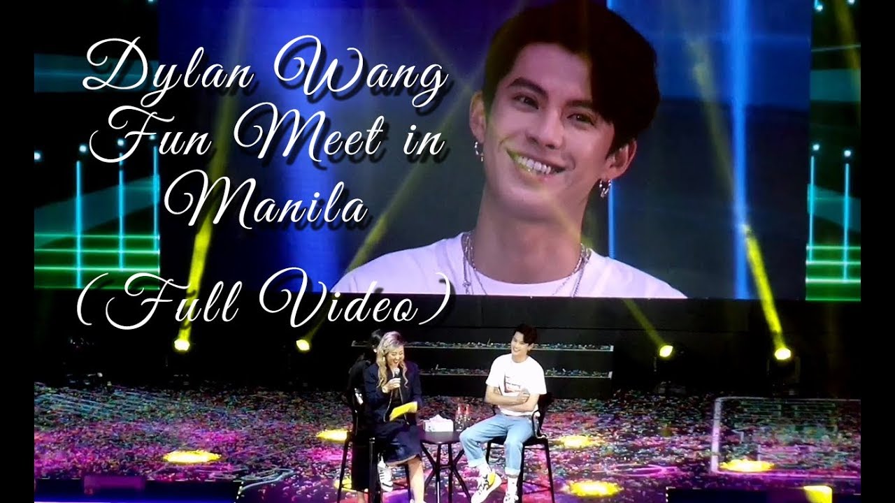 Dylan Wang (王鹤棣) Fun Meet in Manila 2019 (Full Video) + Signed Shirt Give Away