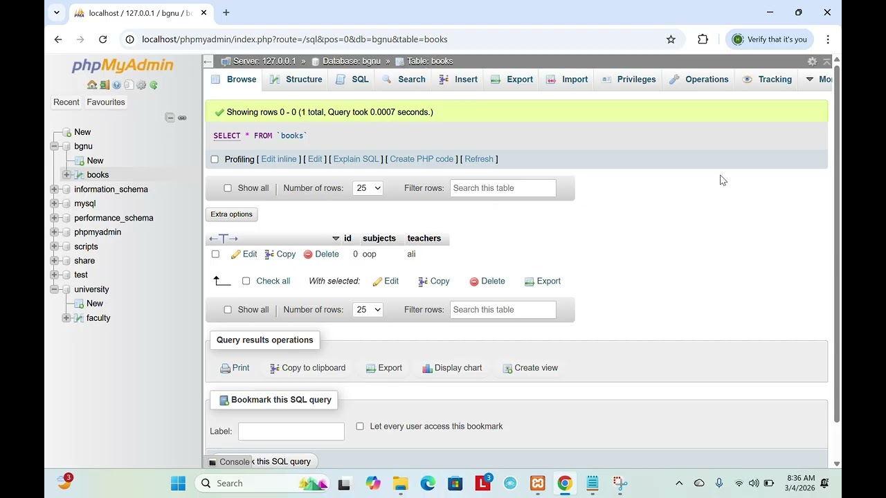 how to connect database with php