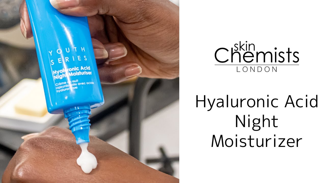 🌙 Transform your skin while you sleep with the SkinChemists Hyaluronic Acid Night Moisturizer! 🌙