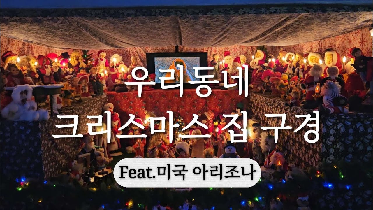 🇺🇸#45 집 꾸미기에 진심인 미국 사람들/크리스마스 집 구경 /미국일상