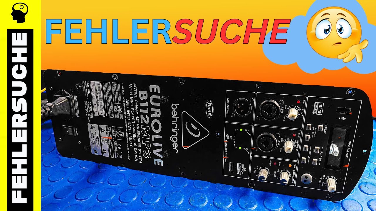 Fail: Reparatur Behringer Eurolive B112 MP3