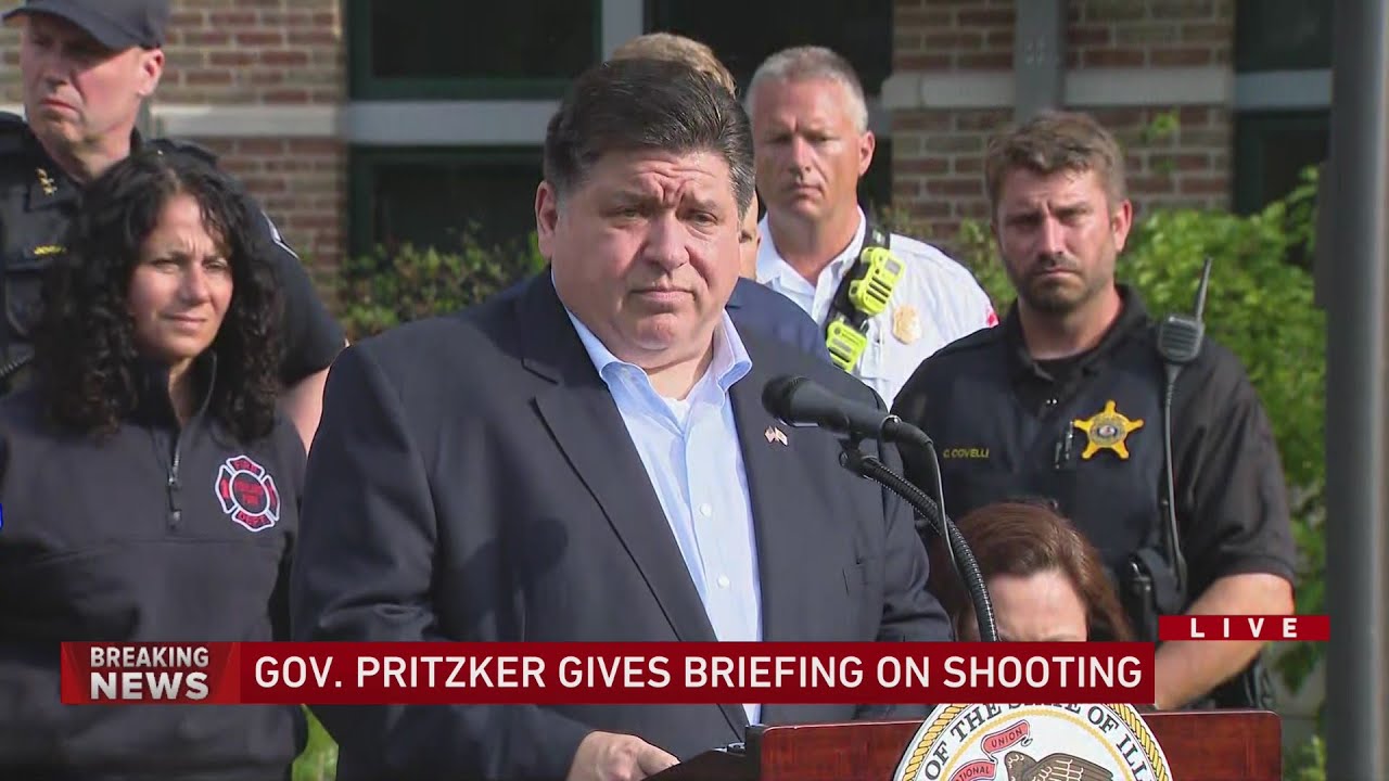Full press conference: Pritzker, Duckworth speak following Highland Park parade shooting