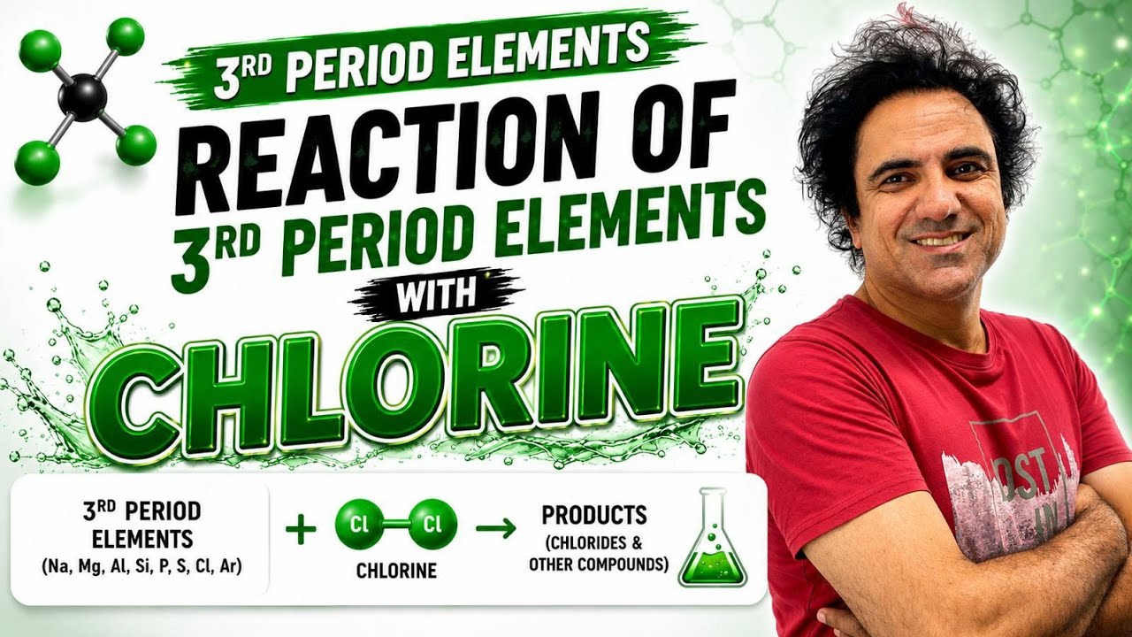 Chemistry 12, Chapter 13, Lecture 10, Reactions of the elements of the third period with chlorine