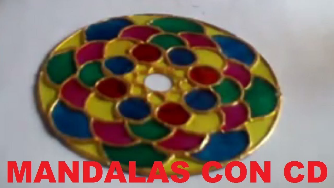 Tutorial - Cómo hacer Mandalas con CD (Música relax)