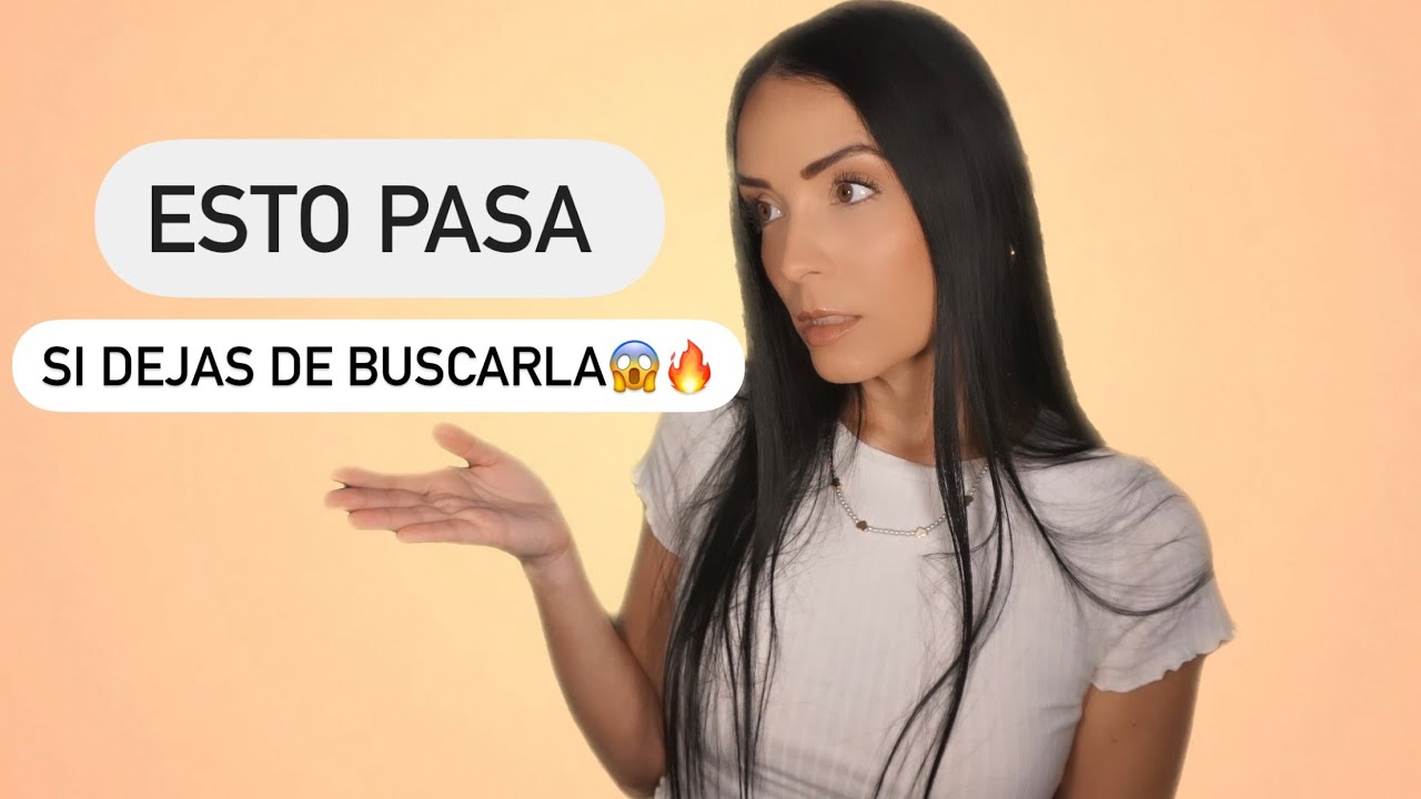 Qué siente una mujer cuando dejas de buscarla?    Deborah Andrade