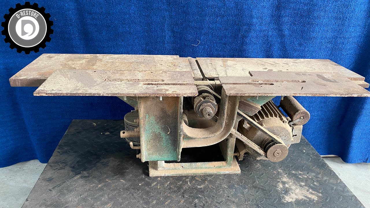 Restoring an Old Table Saw | How to Restore and Reuse a Rusted Wood Saw