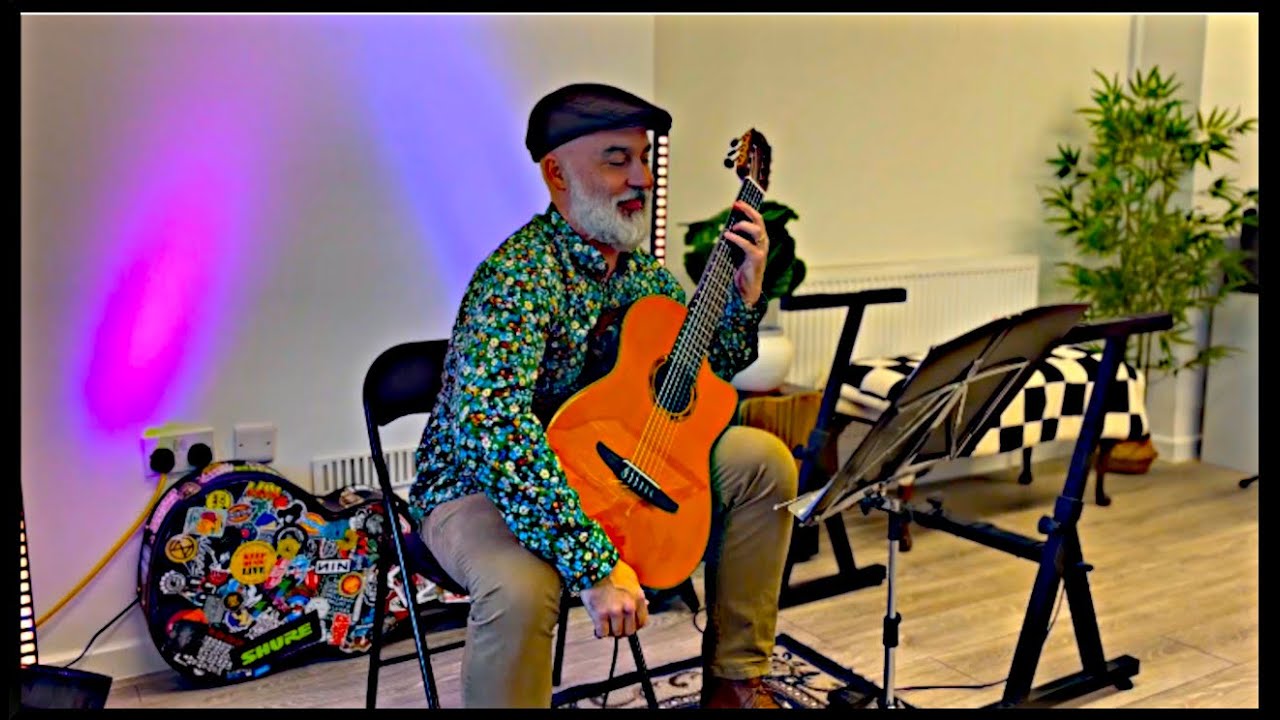 Recuerdos by Tarrega. Live performance of the tremolo guitar standard at Y Lloft, Llanelli.