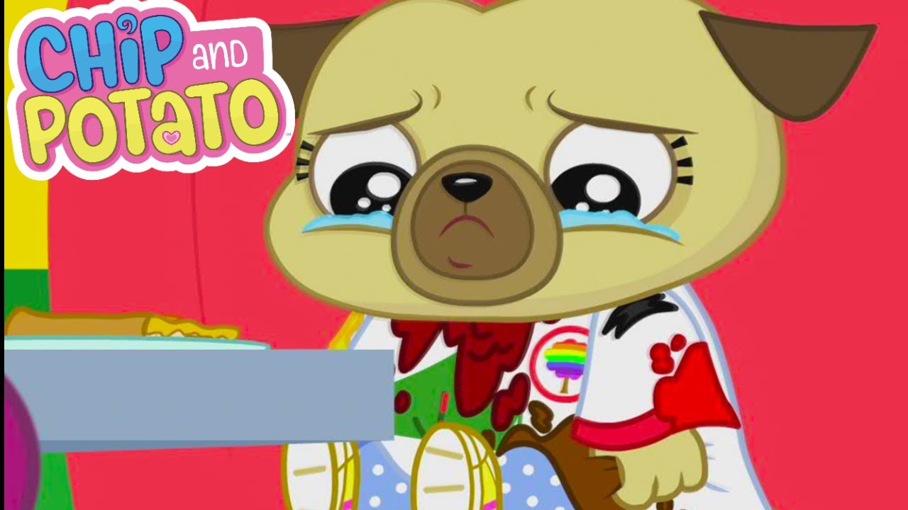 Chip and Potato | Chips T-Shirt DISASTER! | Cartoons For Kids | Watch More on Netflix