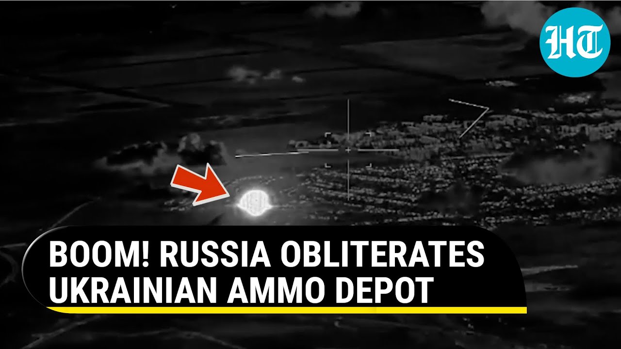 Putin's Men Blow Up Ukrainian Ammo Depot in Krasnopol | Watch Russian Army's 