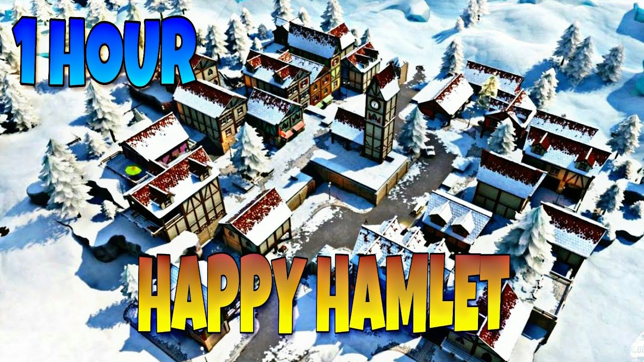 LANDING AT HAPPY HAMLET FOR 1 HOUR (Fortnite: Battle Royale Season 9)