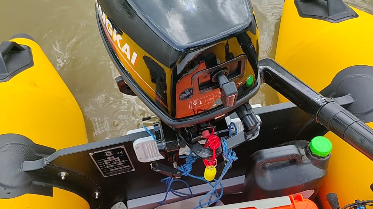 SPEED TEST / MESIN TEMPEL HANGKAI 6.0HP / PERAHU KARET SOLAR MARINE 330 #hangkai #mesintempel