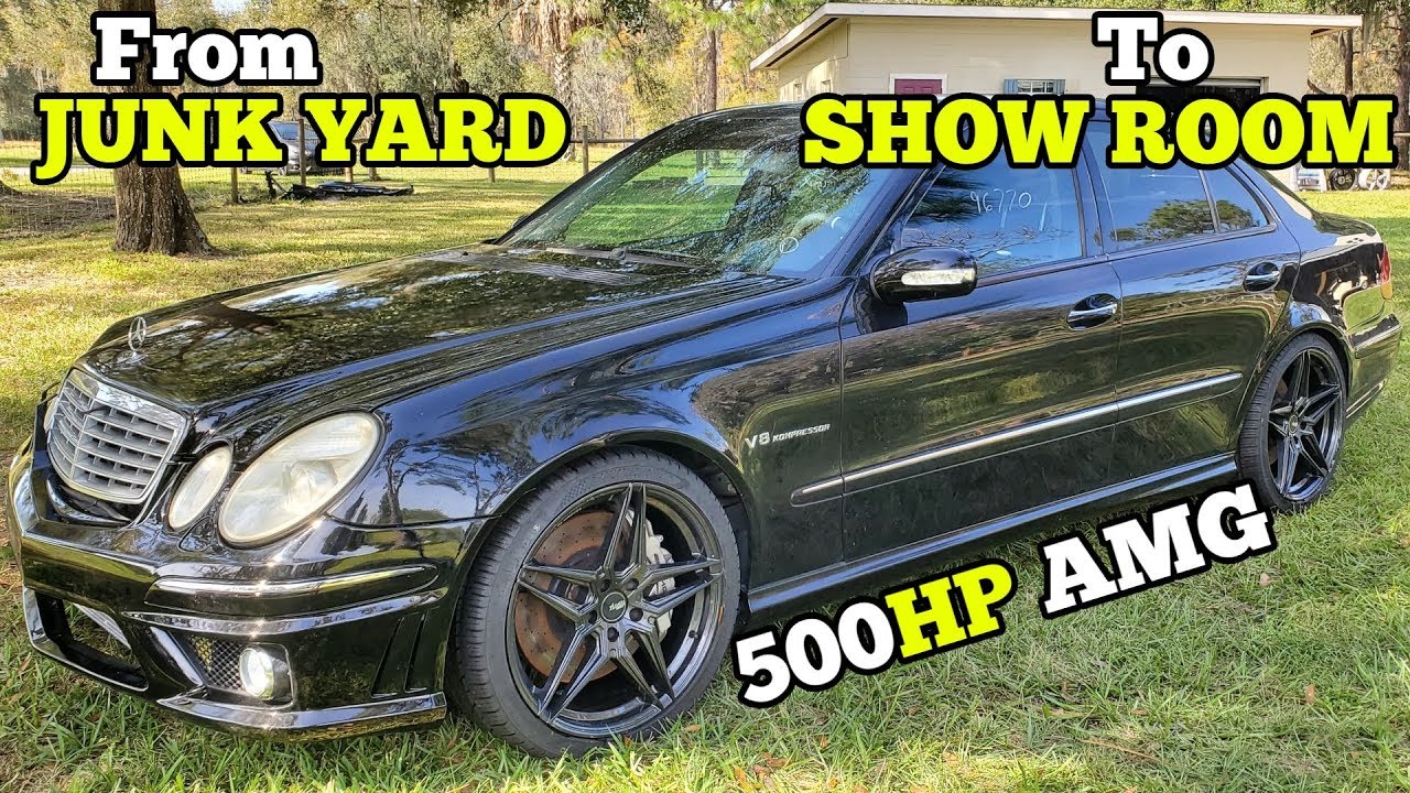 Buying, Rebuilding and Modding a Cheap Salvage Supercharged AMG Mercedes