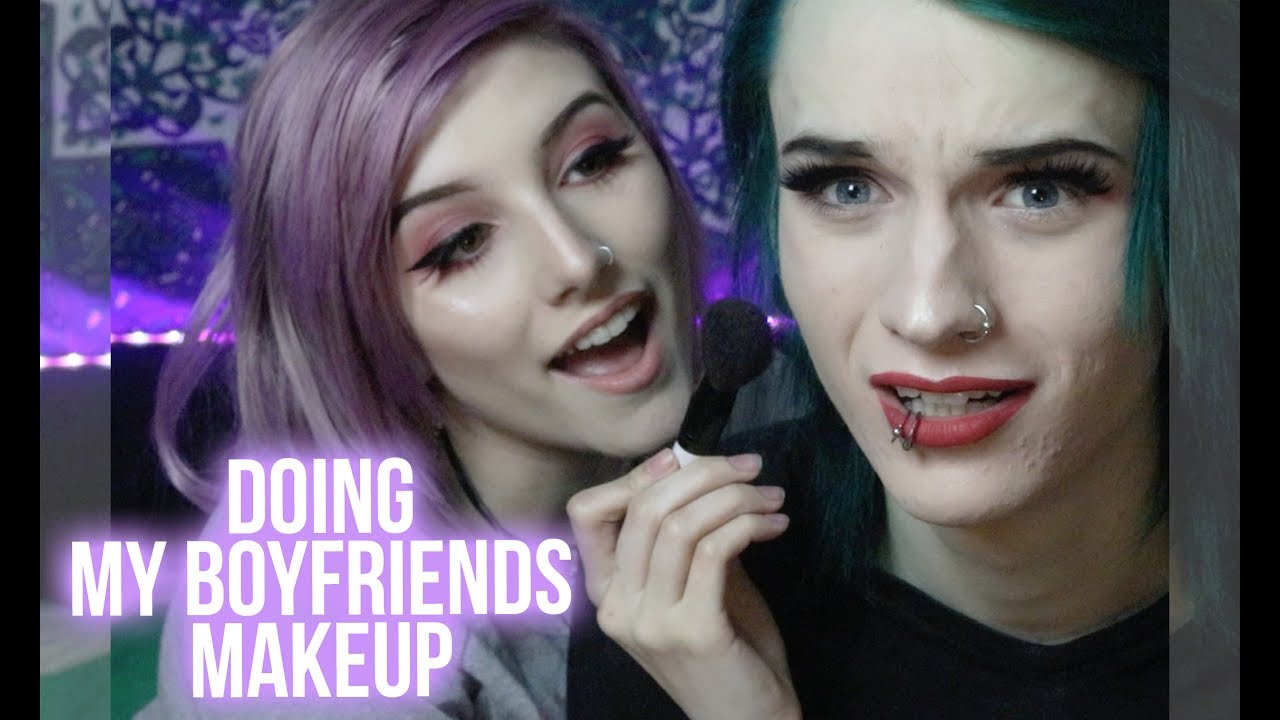 DOING MY BOYFRIENDS MAKEUP! | Alex Dorame
