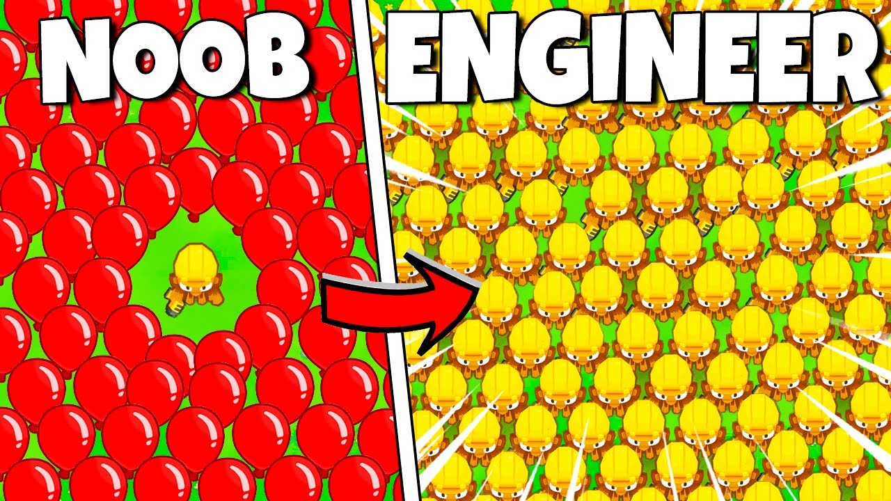 I popped 328,590 Bloons using ONLY ENGINEERS in BTD6!