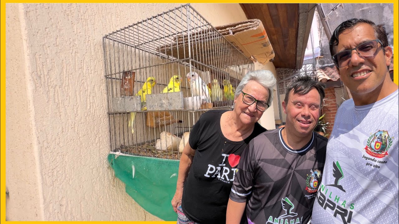 Não É Só Sobre Pássaros… É Sobre Pessoas! Visitei o Eric! 🐦❤️