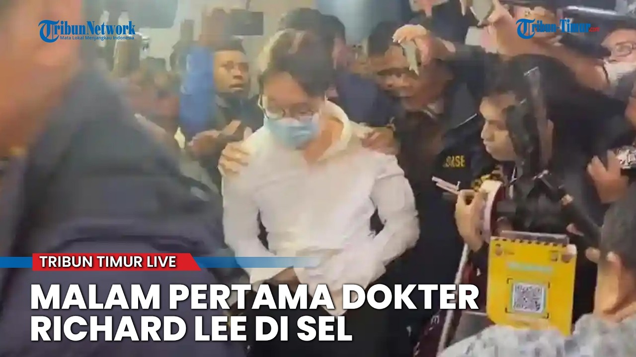 🔴 Malam Pertama Ditahan, Dokter Richard Lee Tidur Beralas Semen