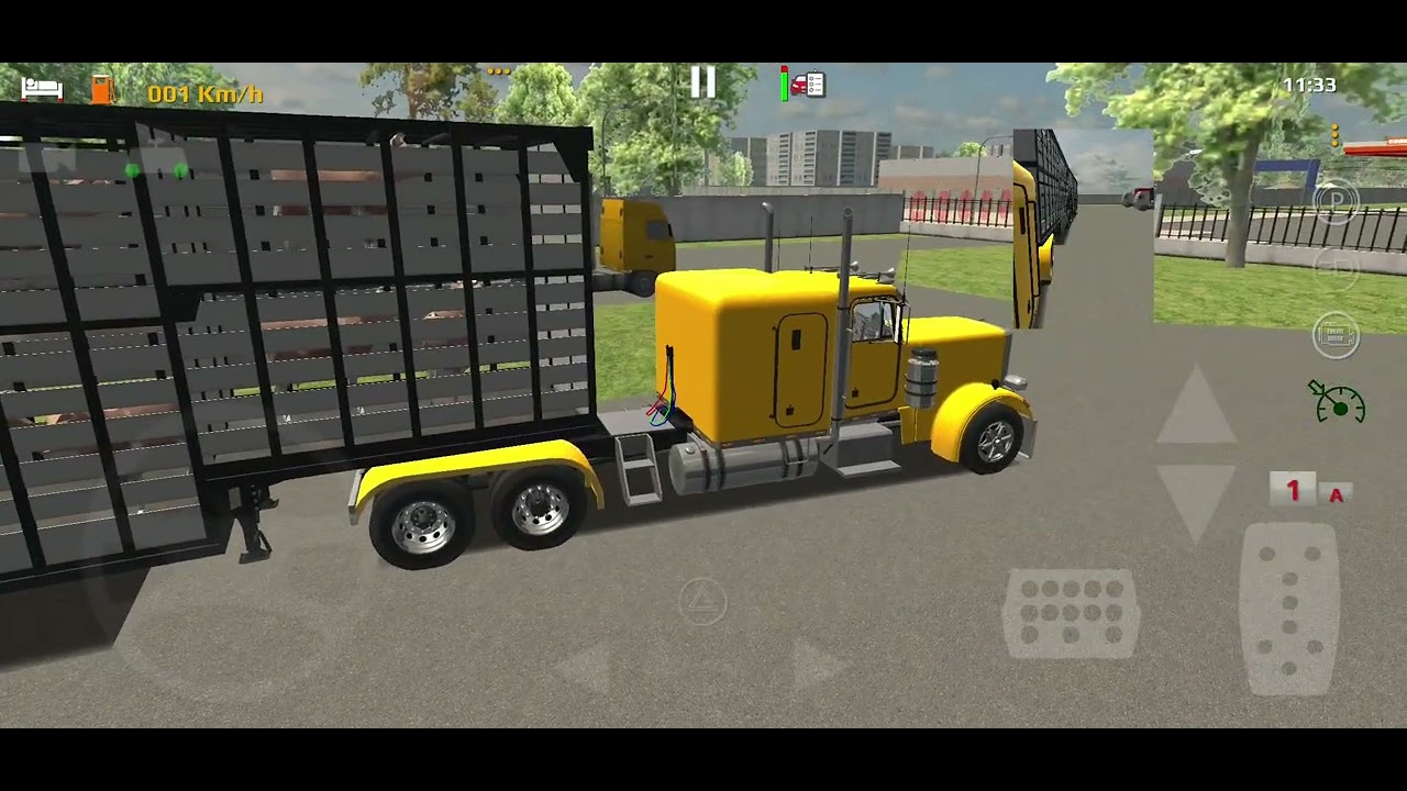 Truck driving 