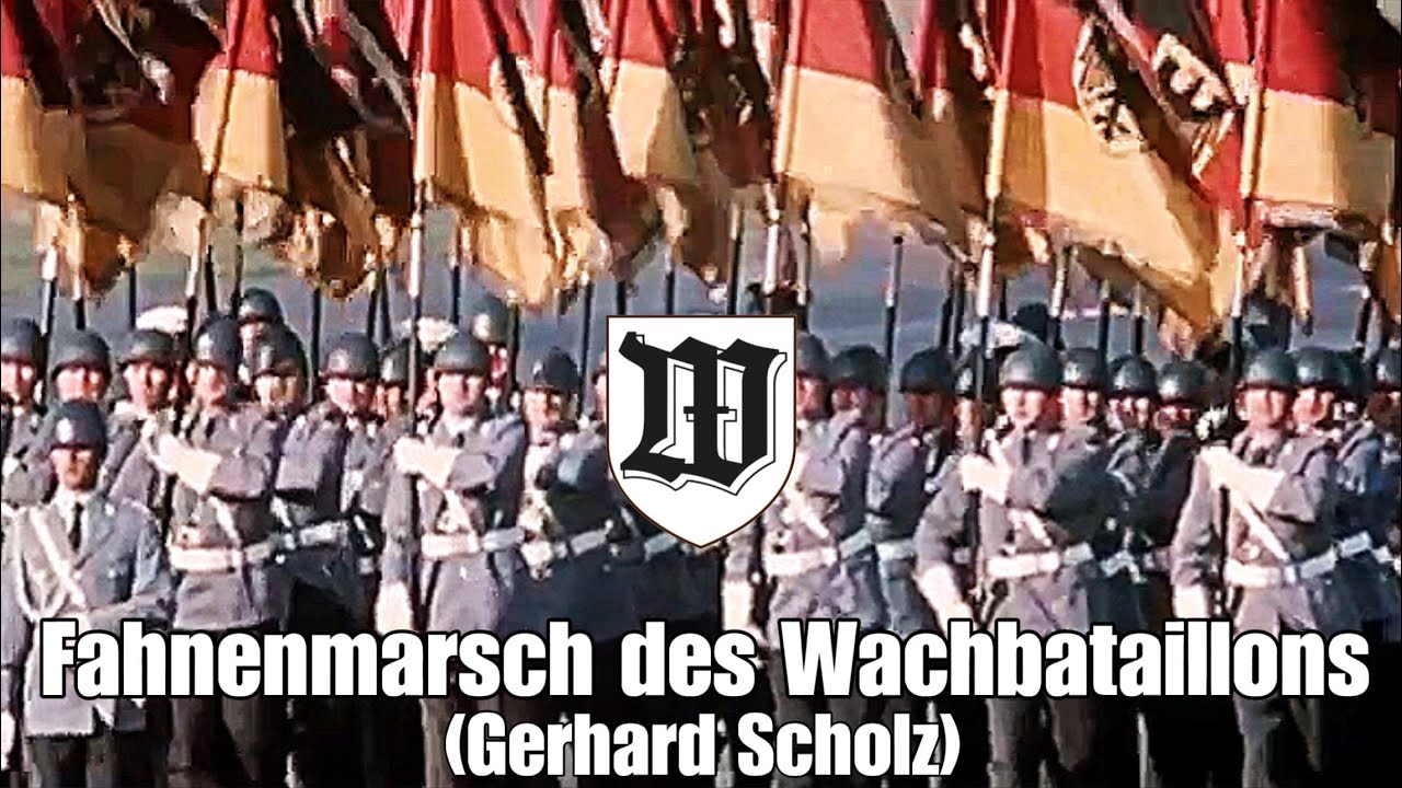 Fahnenmarsch des Wachbataillons - Bundeswehr Parade