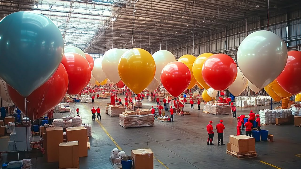 What's REALLY Going on Inside a Balloon Factory?
