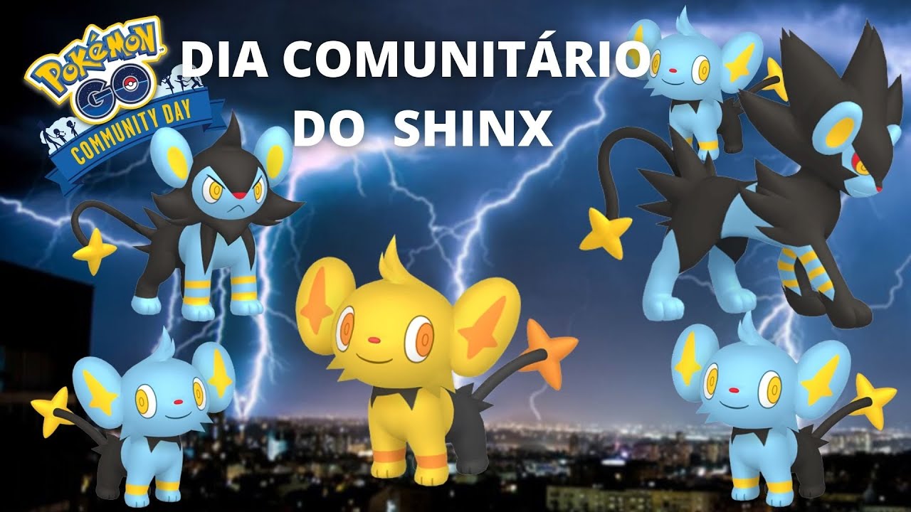 DIA DA COMUNIDADE DO SHINX , POKEMON GO AO VIVO