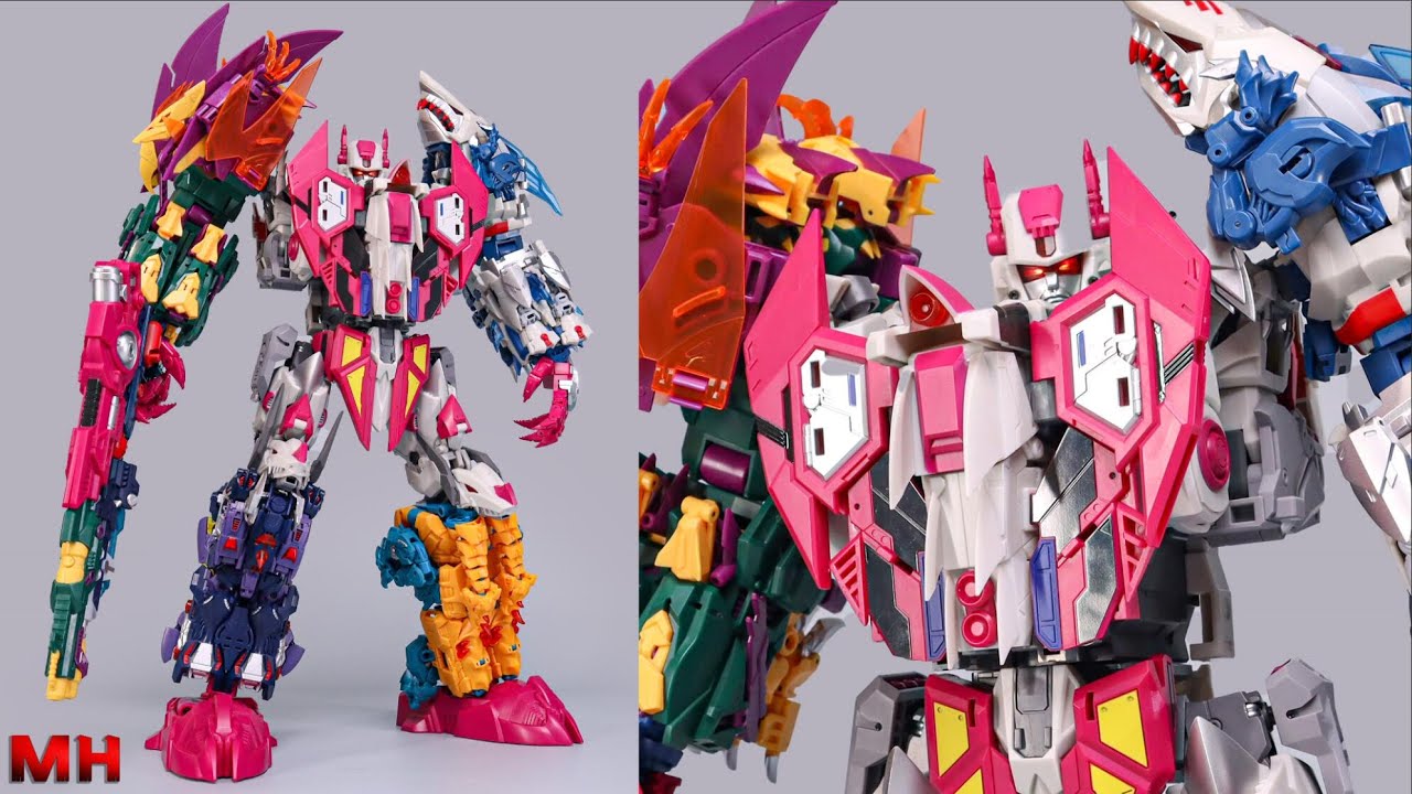 TFCTOYS Satan 5 in1 Abominus 38cm combiners transformation.