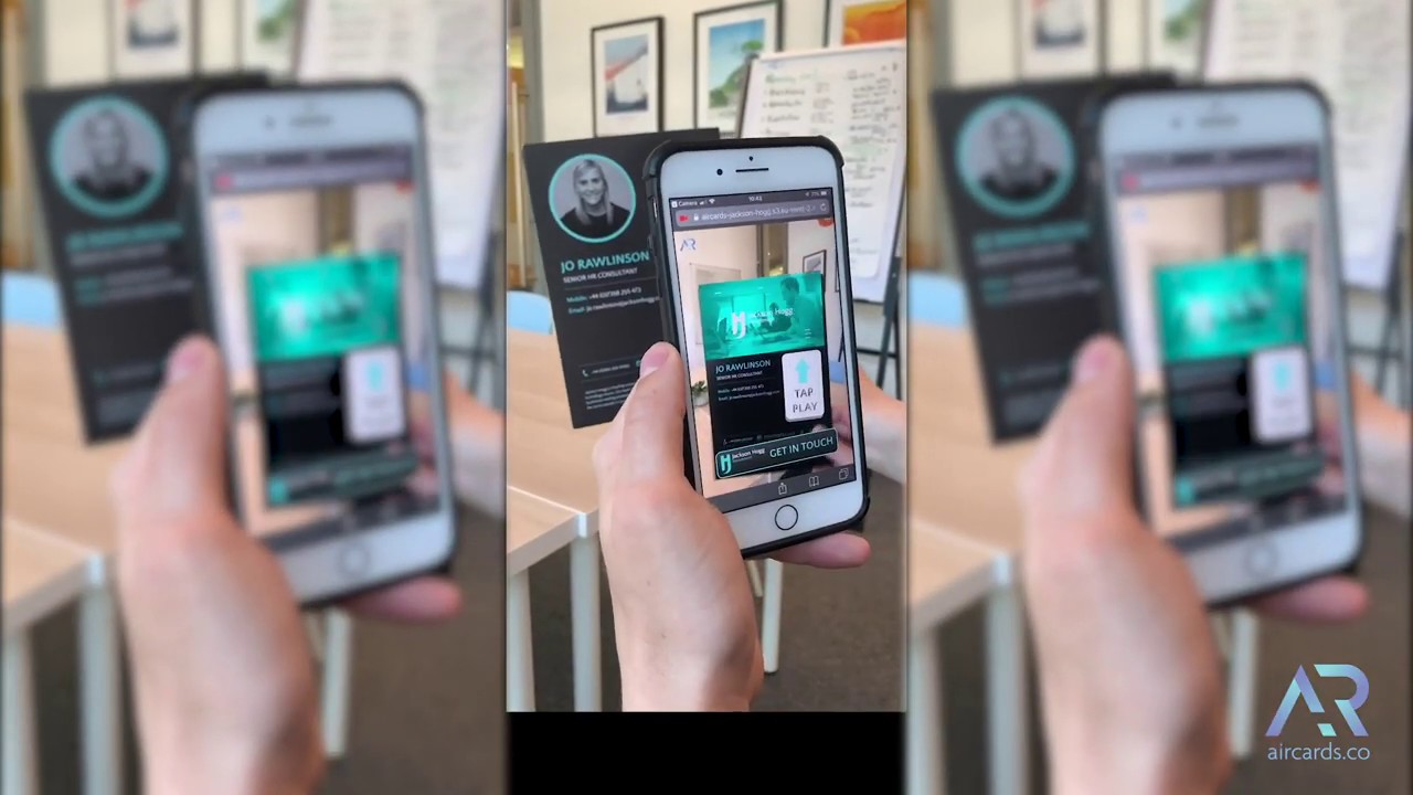 Augmented Reality for Recruitment | Web AR Aircards