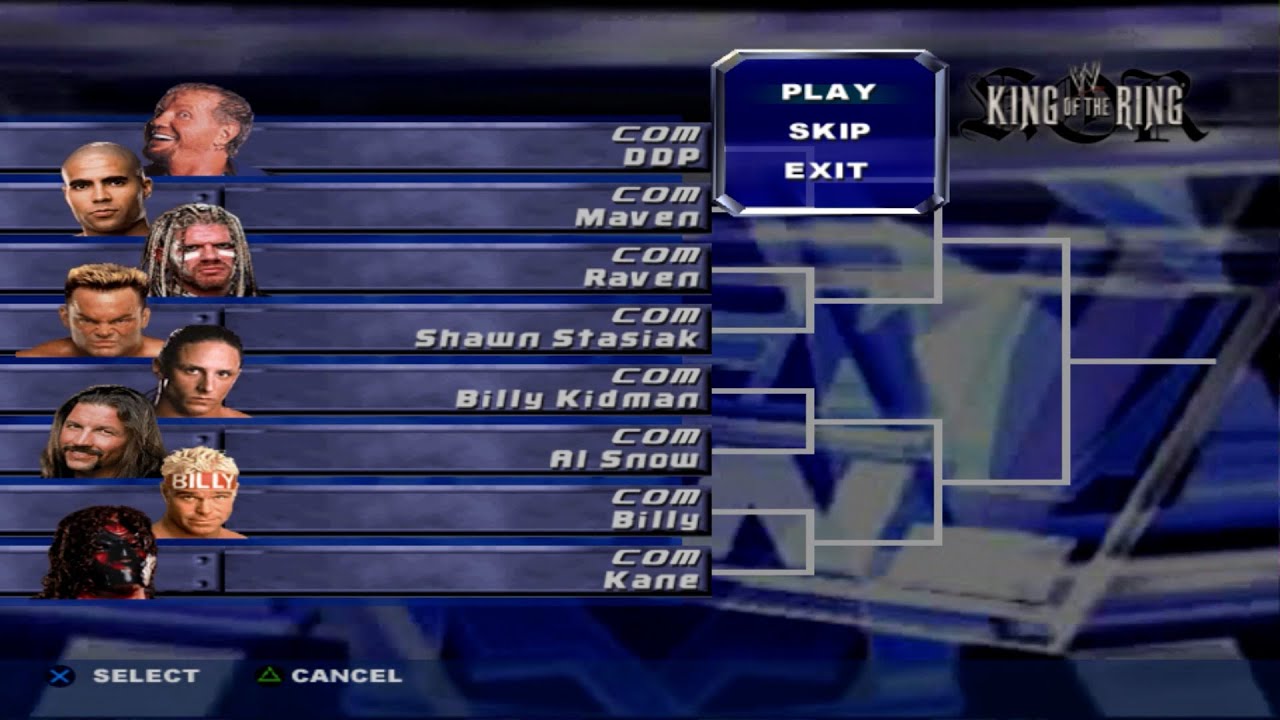 WWE SmackDown! Shut Your Mouth - KING OF THE RING (SPECIAL TORNAMENT)