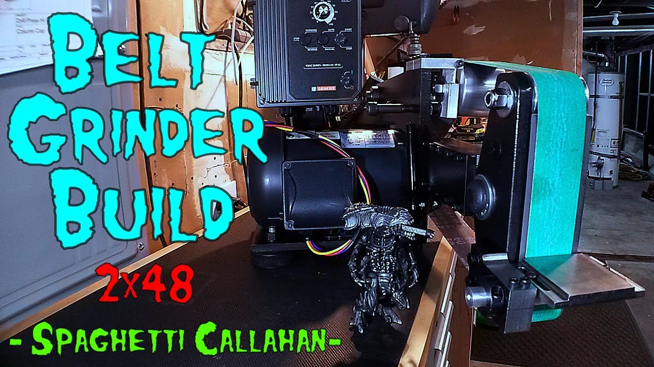 2x48 BELT GRINDER BUILD... with time travel and an alien