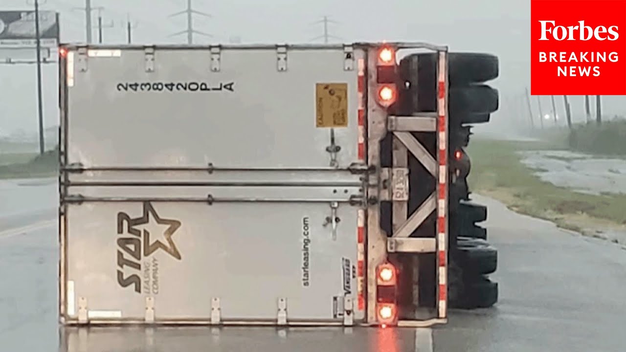 WATCH: Intense Rain And Wind Lashes Surfside Beach, Texas, As Hurricane Beryl Makes Landfall