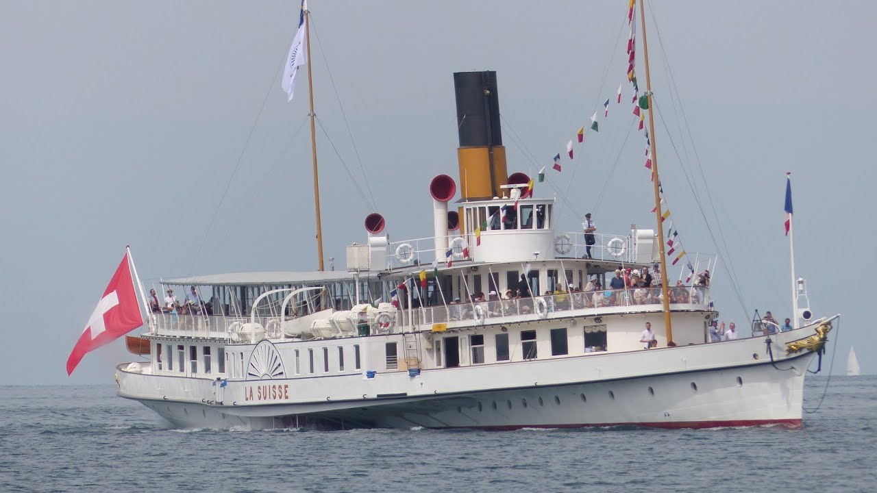 Le S/S La Suisse de la CGN, le plus beau bateau à vapeur du monde !