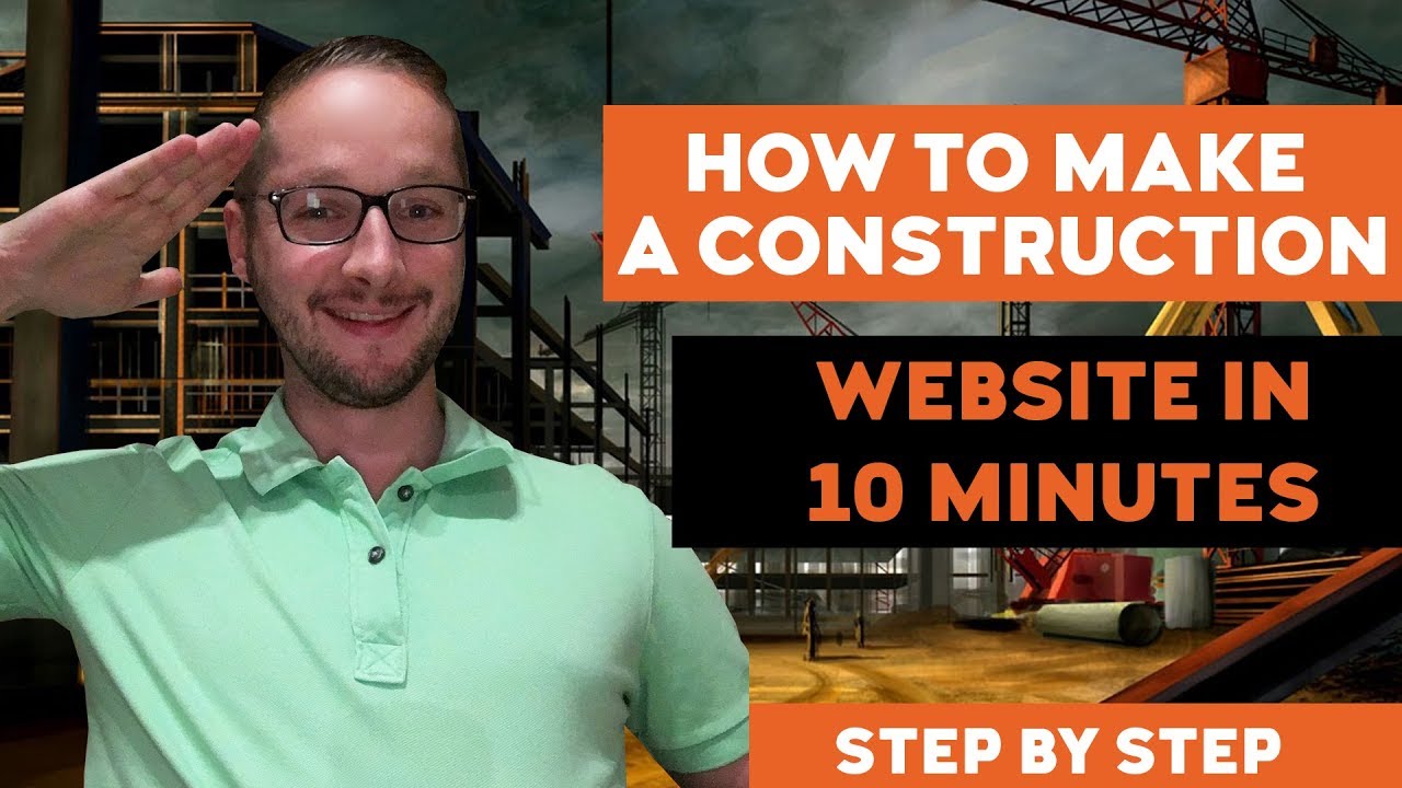 How to make a website for a Construction Company in 10 minutes