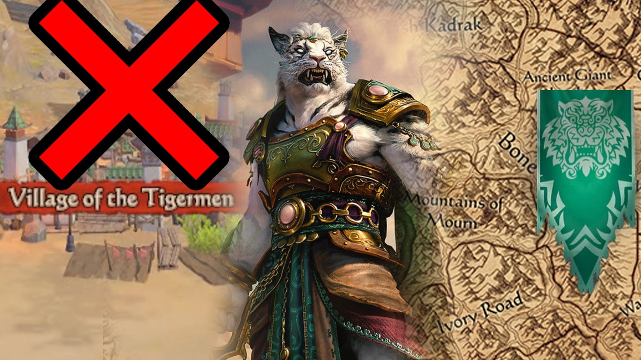 Why Bhashiva Does Not Start in the Village of the Tigermen but Next to Greasus in Immortal Empires