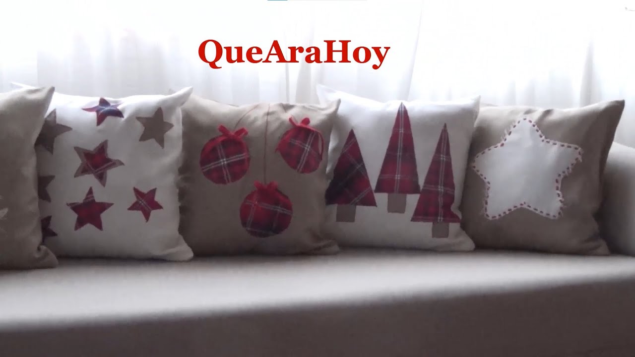 Cojines Navideños DIY