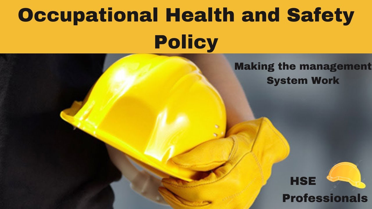 Health and Safety Policy - Policy Review - NEBOSH IGC