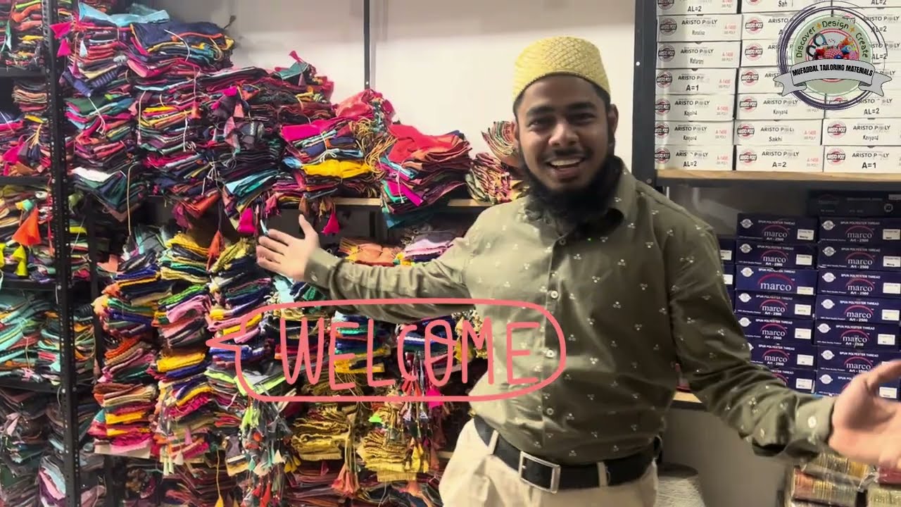 Wholesale Blouses Manufacturer | Stitched Blouse Factory Tour Part 1 | Mufaddal Tailoring Materials