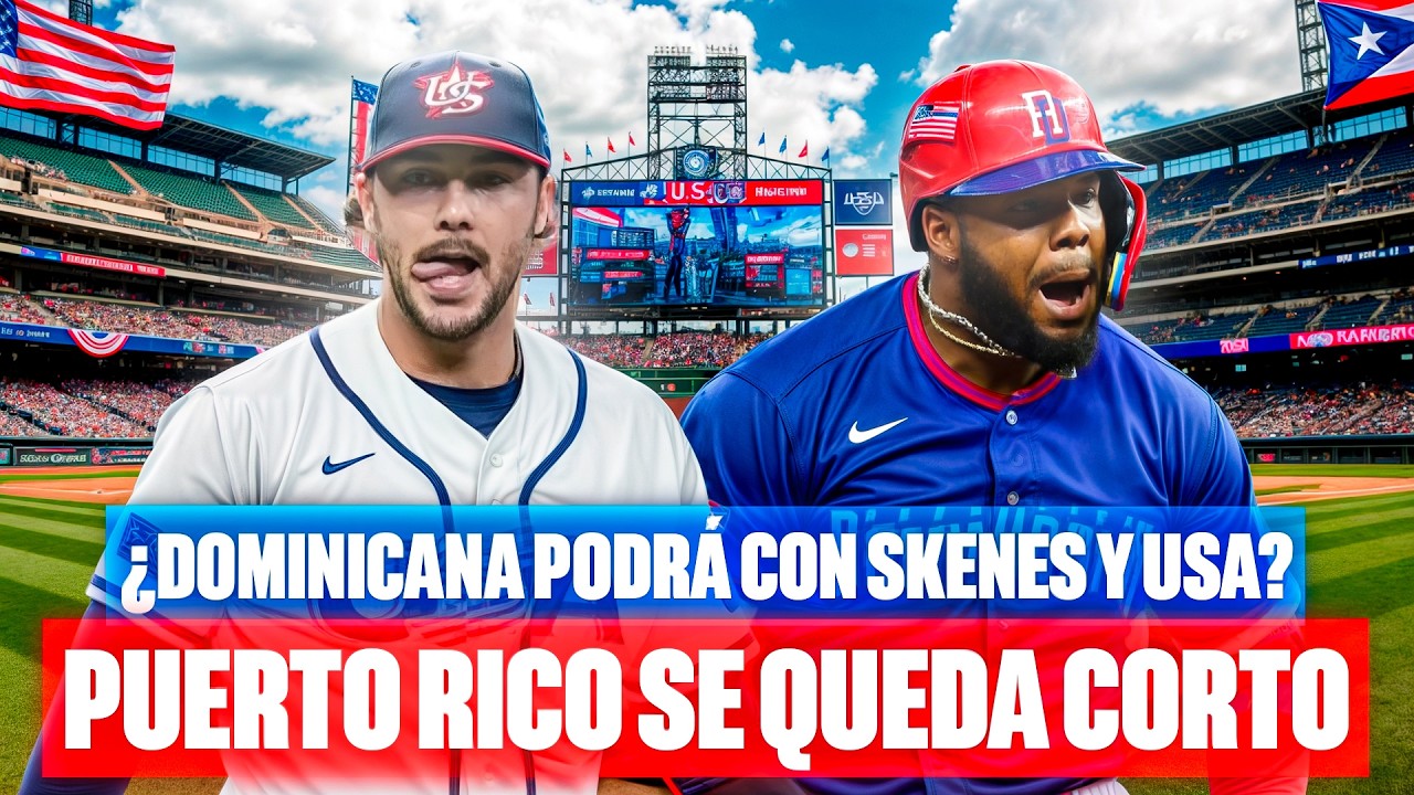 ¿ Dominicana podra con Skenes y USA ? Puerto Rico se queda corto en el intento.