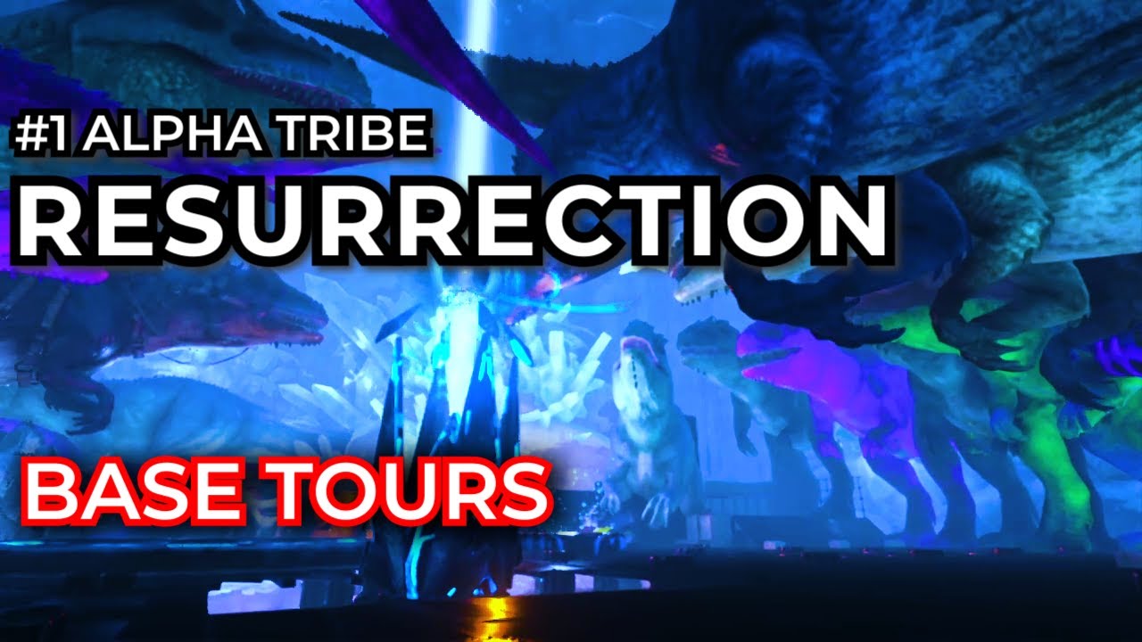 #1 Alpha Tribe: Resurrection Base Tours Video - Switch Ark