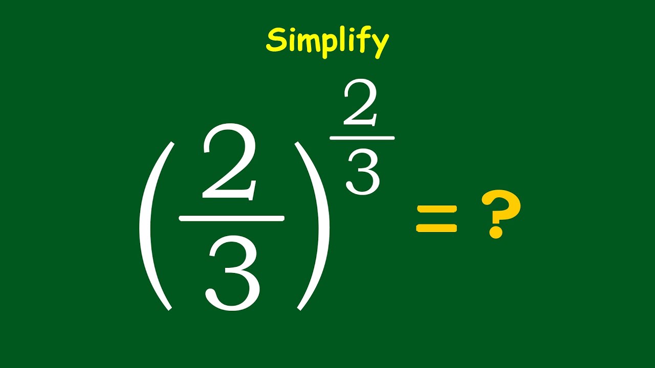 A Nice Algebra Problem | Math Olympiad | Simplify