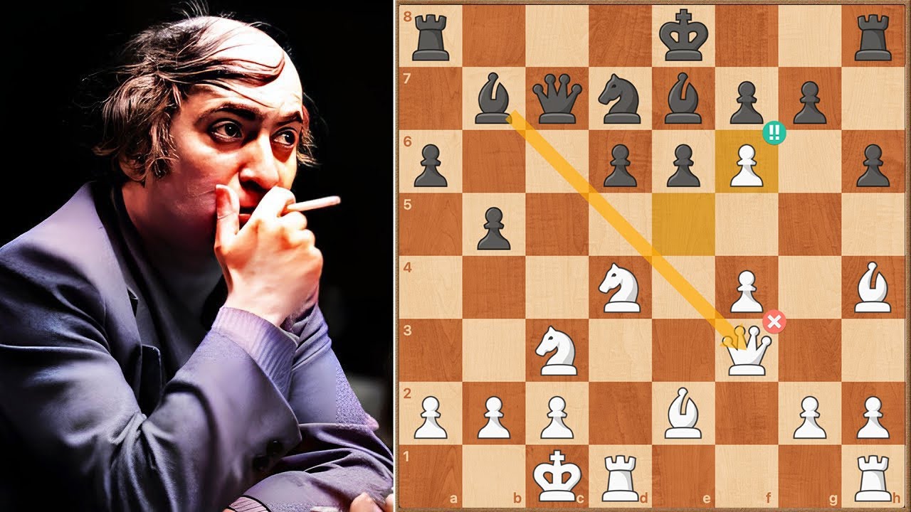 🔥 El Sacrificio de DAMA de Mikhail Tal que dejo al mundo del Ajedrez en SHOCK
