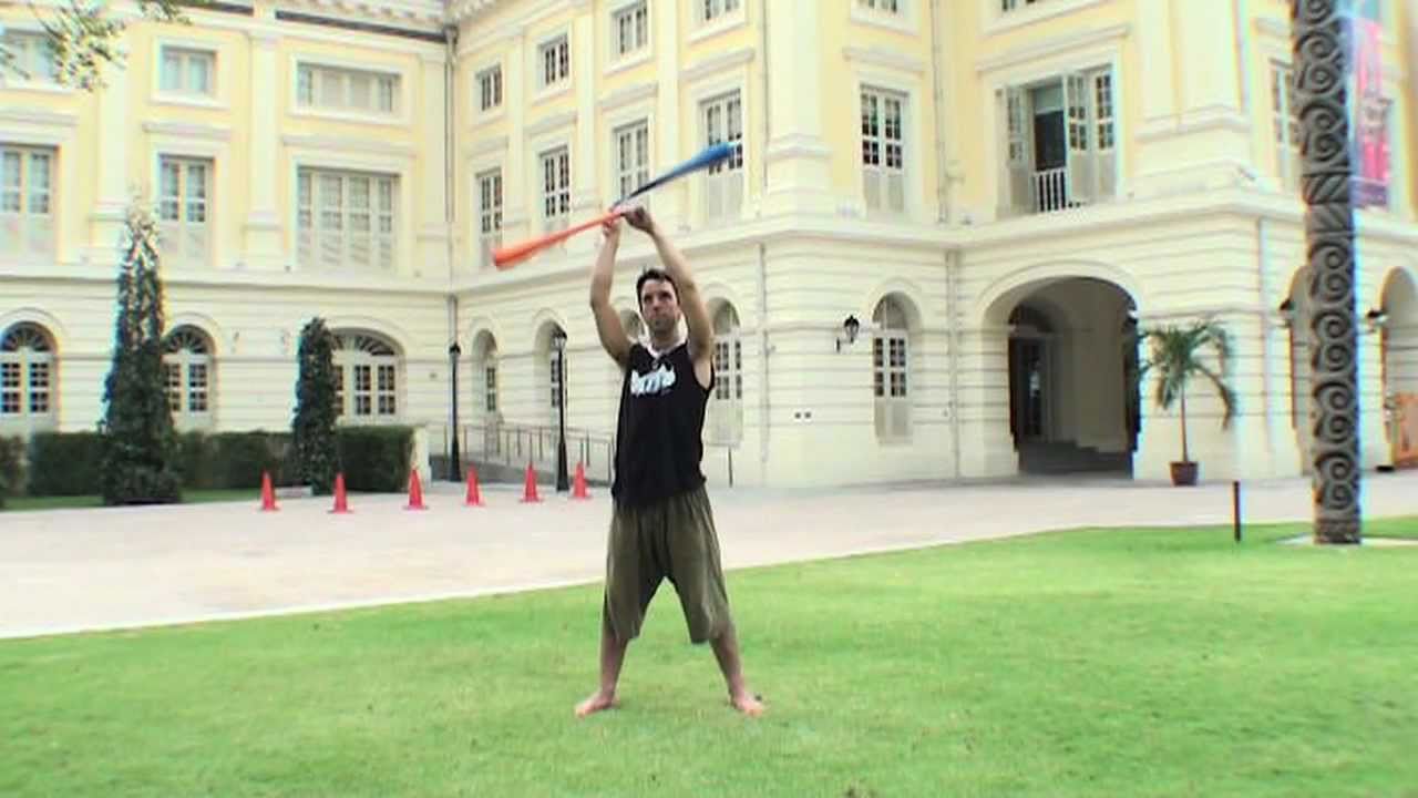 Poi Spinning Lesson: The Antispin Fountain (Intermediate to Advanced Tutorial)